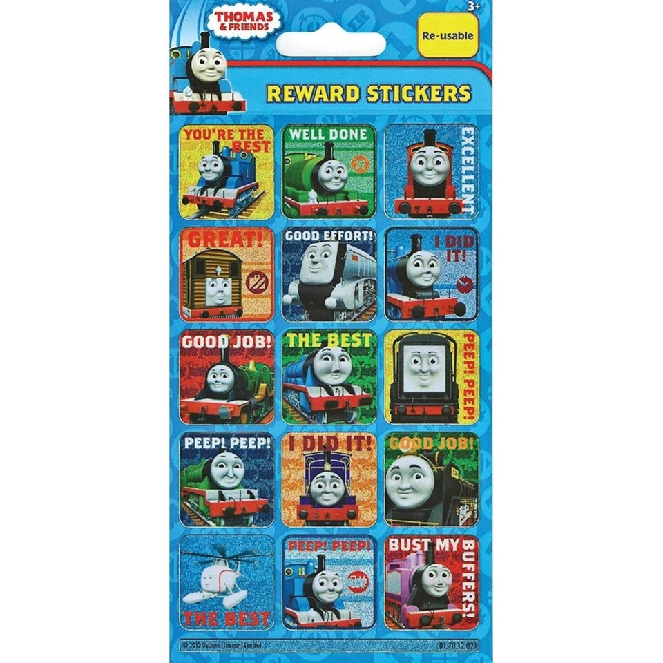 Thomas And Friends Sparkle Reward Stickers - Multicoloured - One Size