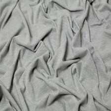 Minerva Core Range Green Melange Cotton Jersey Stretch Knit Fabric for Dressmaking, 150cm / 59" Wide - per metre