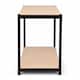 image 2 of Industrial Heavy Duty Steel Workbench Table Shelving Garage Shed | Black