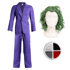 Laughing Man Purple Suit Costume Purple | S