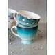 image 4 of KitchenCraft China Spot Stripe Mug | Blue | 1