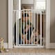 image 6 of Safetots Extra Tall Curved Top Safety Gate, 116cm - 125cm, Matt White, Extra Tall 100cm in Height, Pressure Fit Stair Gate, Baby Gate for Doors Hallways and Spaces, Safety Barrier, Easy Installation