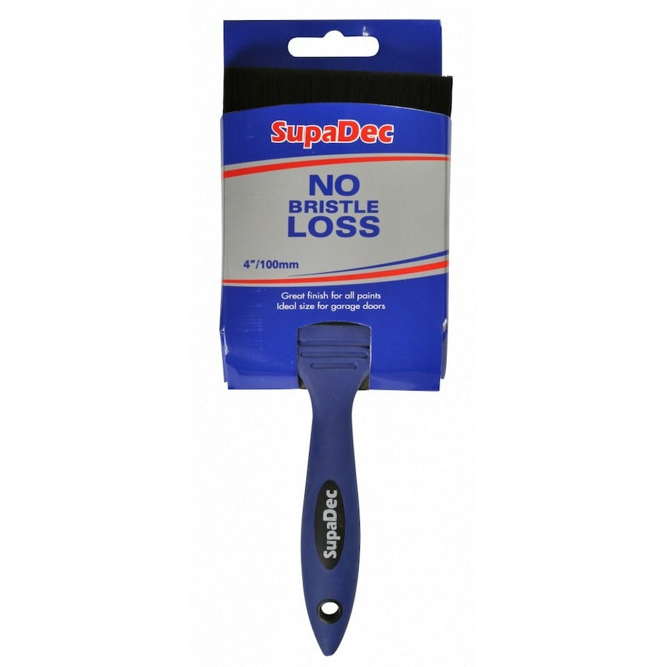 image 1 of SupaDec Flat Paint Brush - Navy - 100mm