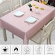 image 3 of Checkered Rectangular Tablecloth, PVC Plastic Table Cover - 137x180cm