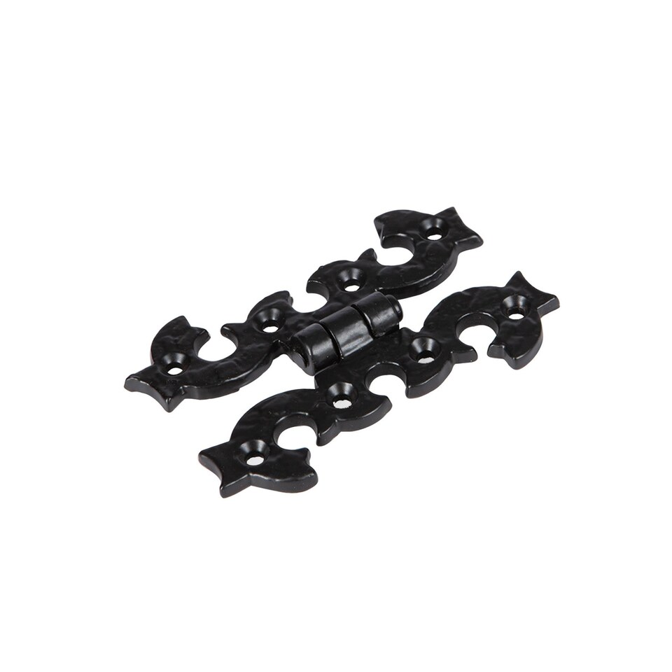 image 1 of Hammer & Tongs Ornate Cabinet Hinge - H95mm - Black | Black | Black