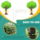 image 4 of AIYAPLAY Obstacle Course for Kid with 10 Piece Slackline Kit, Green