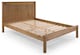 image 6 of 5ft King Size Waxed Pine,Wood,Wooden Low Foot End,Solid Panel Bed Frame.Shaker Style | Clear | Pine | King