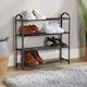 image 1 of 4 or 5 Tier Shoe Storage Rack Footwear Stand Shelf Hallway Entryway Organiser | Black