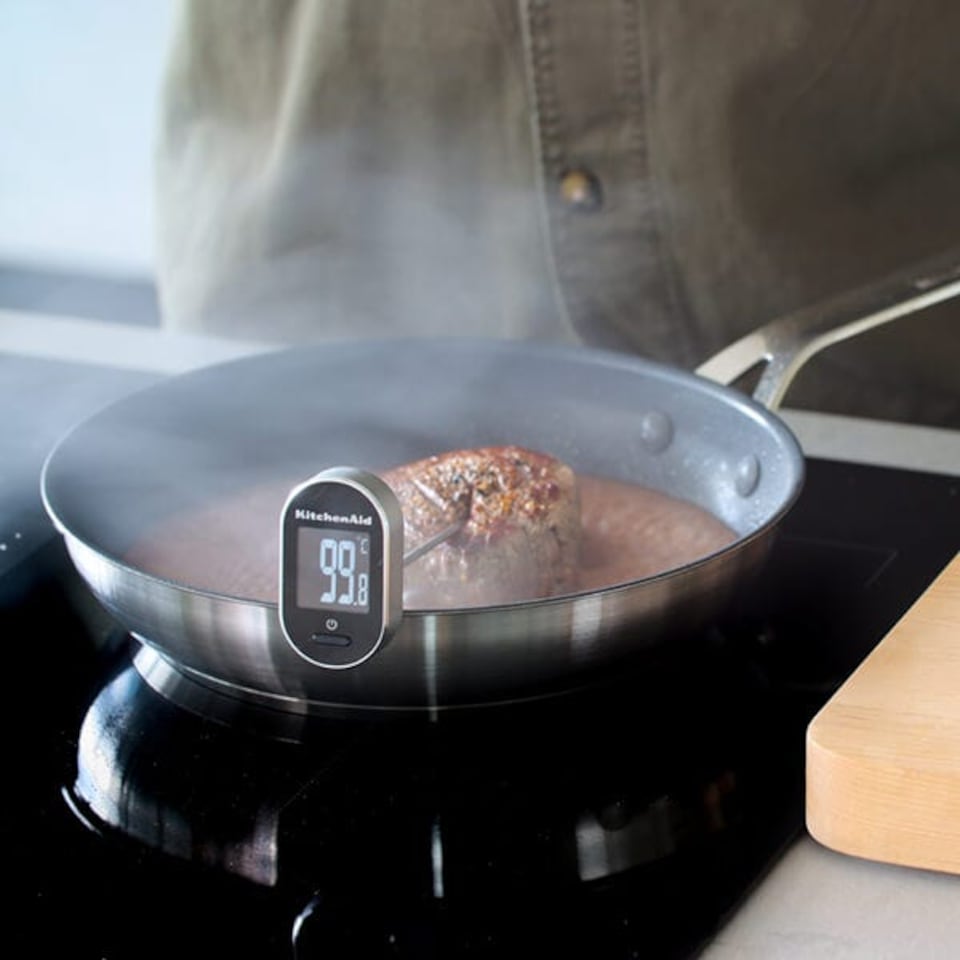 image 1 of KitchenAid Pivoting Instant Read Digital Kitchen Thermometer