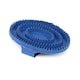 image 2 of Ezi-Groom Rubber Horse Curry Comb - Blue - 145mm