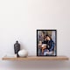 image 2 of Paul Cezanne Framed Wall Art Young Man and Skull Portrait Painting Home Décor