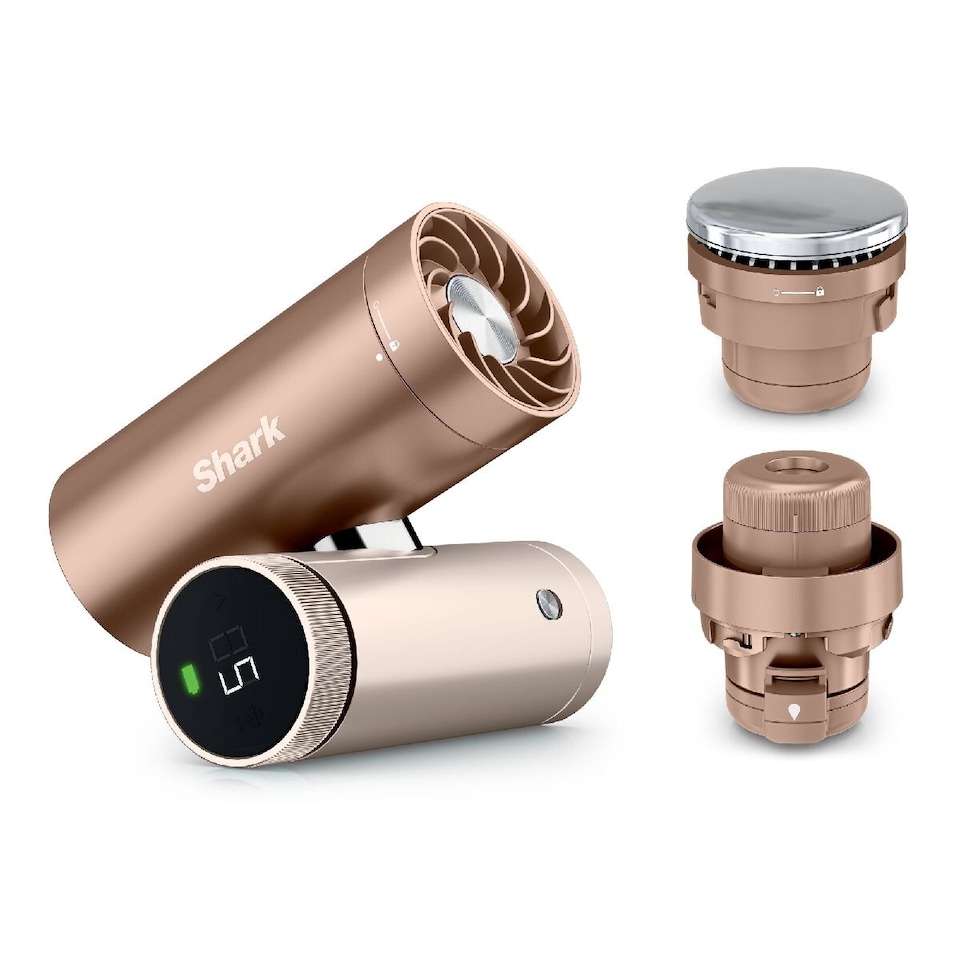 image 1 of Shark ChillPill 3-in-1 Fan, Mist & InstaChill System FA022UKBR Iced Latte