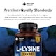 image 5 of L-Lysine Tablets 120 Vegan Tablets 2000mg Per Serving