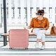 image 3 of Living and Home 4 Wheels Lockable Travel Suitcase Set of 4 - Pink 28+24+20+14 Inch Pink | Large