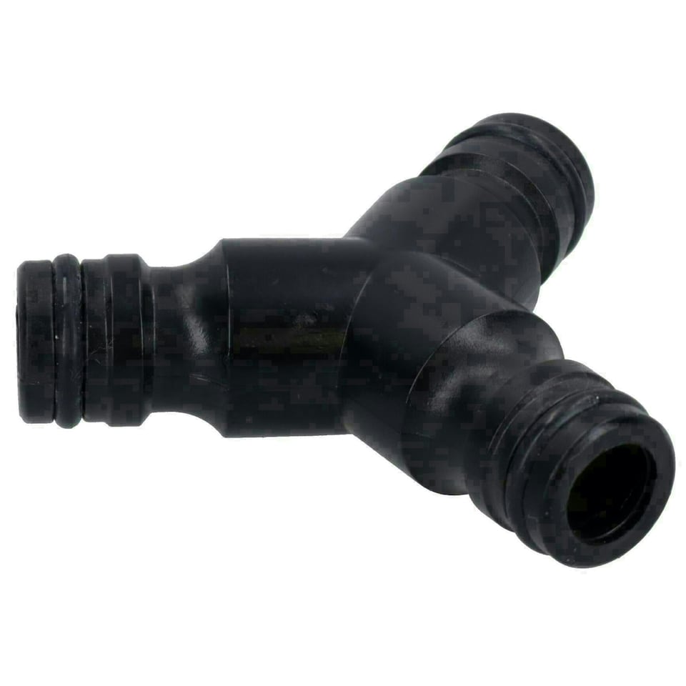 image 1 of 3 Way Garden Hose Pipe Coupler Connector Joiner + 3 Hozelock Quick Release Fittings 5pk