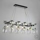 image 3 of ValueLights Chalice Wine Glass Polished Silver Pendant Light and G9 Capsule LED 3W Warm White 3000K Bulb