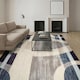 image 1 of Short Pile Rectangular Arch Pattern Rug 80x150cm
