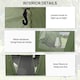 image 6 of Outsunny 3 Man Camping Tent with 2 Bedrooms, 3000mm Waterproof, Grey | Green | Green | 323L x 240W x 160H cm