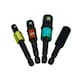 image 1 of Impact Allen Hex Socket Driver Adapters 1/4" 3/8" + 1/2" + Magnetic Bit Holder