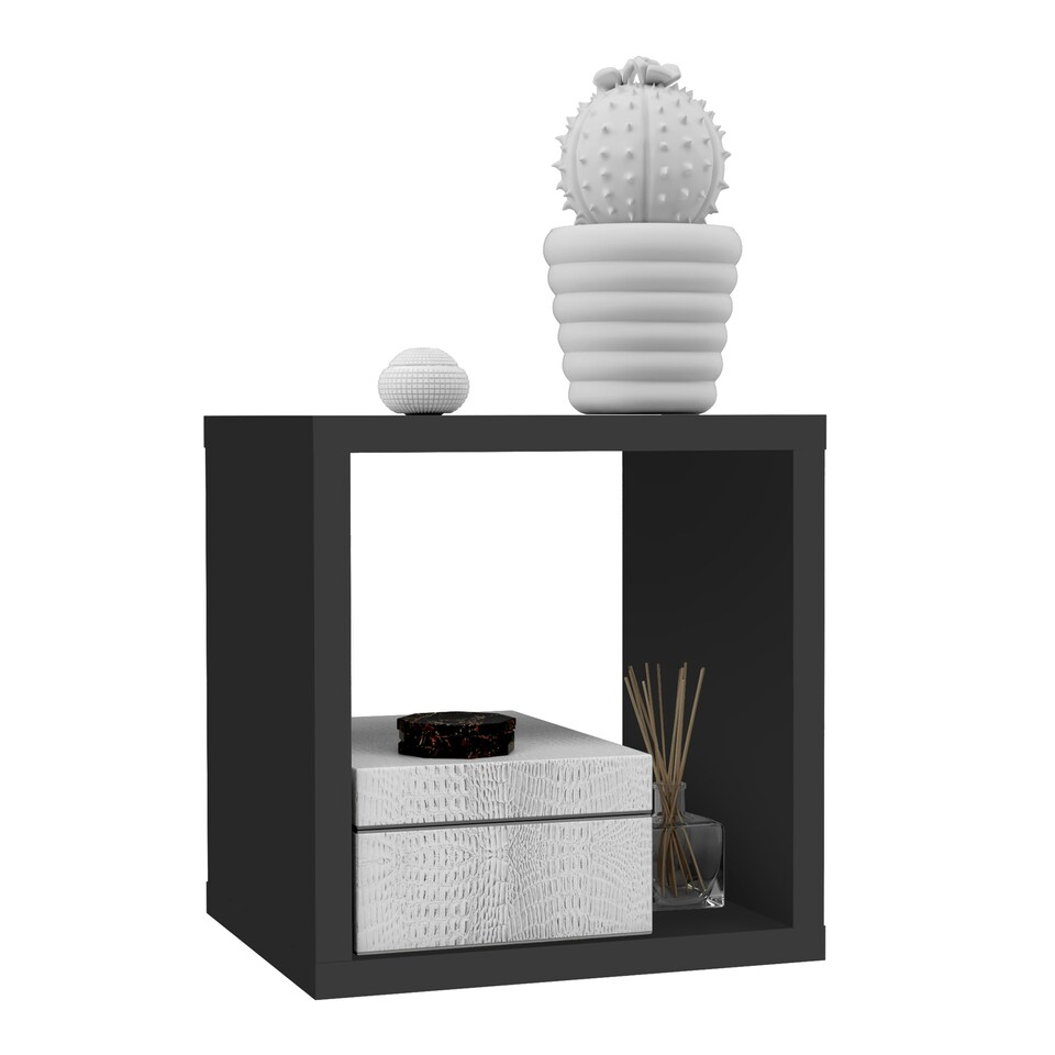 image 1 of Mauro Singular Storage Unit in Matt Black