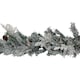 image 9 of 1.8m Snowy Christmas Garland with Pinecones 96 Tips and 50 Warm White LED Lights