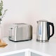 image 2 of Hamilton Beach Rise Kettle & 2 Slice Toaster Set - Brushed