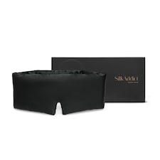 Silk Addict 100% Mulberry Silk Sleep Mask – Black | Black | 1
