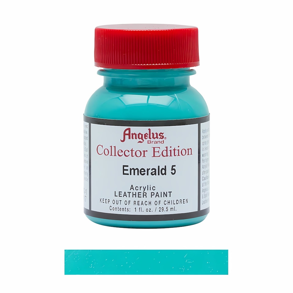 image 1 of Angelus Collection Edition Acrylic Leather Paint - Special Colours 1oz | Green | Emerald