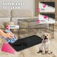 image 4 of Dog Crate Luna - foldable, robust steel mesh, double locked doors - 48x78x52.5cm