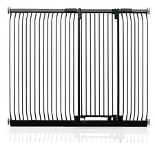 Safetots Elite Pressure Safety Gate, 207cm - 216cm, Matt Black, Pressure Fit Stair Gate, Baby Gate for Doors Hallways and Spaces, Safety Barrier, Easy Installation
