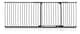 image 1 of Safetots Elite Pressure Safety Gate, 207cm - 216cm, Matt Black, Pressure Fit Stair Gate, Baby Gate for Doors Hallways and Spaces, Safety Barrier, Easy Installation
