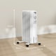 image 7 of HOMCOM 1500W 7 Fin Oil Filled Heater Radiator for Home, White