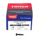 image 3 of Timco - Blackjax Woodscrews - PZ - Round - Black Organic (Size 10 x 1 - 200 Pieces)