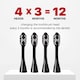 image 3 of LG Reach Dual Sonic Toothbrush includes 4 Toothbrush Heads 27000 VPM Black