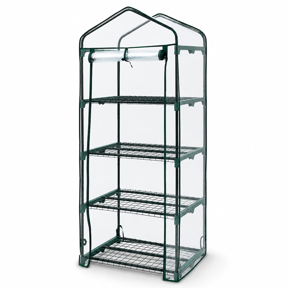 image 1 of Replacement Spare PVC Cover for 4 Tier Mini Garden Greenhouse