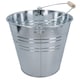 image 7 of 12L Galvanised Steel Metal Bucket Pail Water Coal Greenhouse Garden Plant 2PK