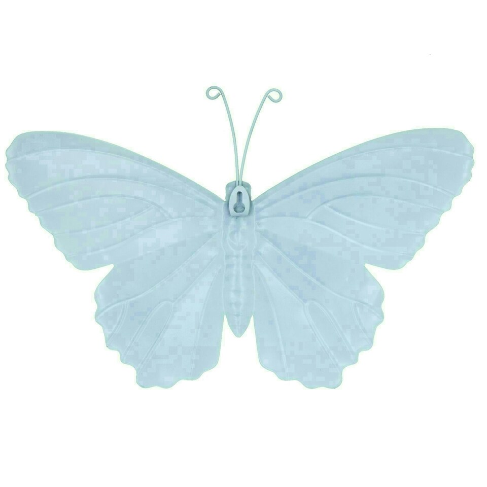 image 1 of Medium Metal Blue Butterfly Wall Art Garden/Home Ornament 21.5 X 33.5CM