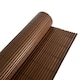 image 4 of Oypla 1m x 4m Brown PVC Outdoor Garden Fencing Privacy Screen Roll Brown