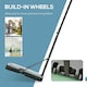 image 4 of HOMCOM Basketball Hoop 255-305cm Height Adjustable Stand w/ Wheels
