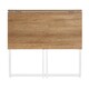 image 5 of House of Home Folding White Wood Computer Desk Foldable Study Coffee Table Laptop Office PC | Brown