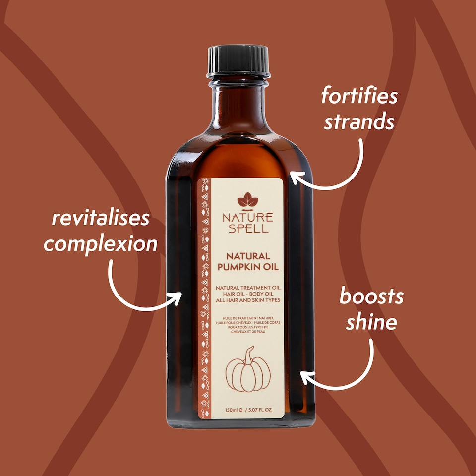 image 1 of Nature Spell Pumpkin Oil for Hair & Body