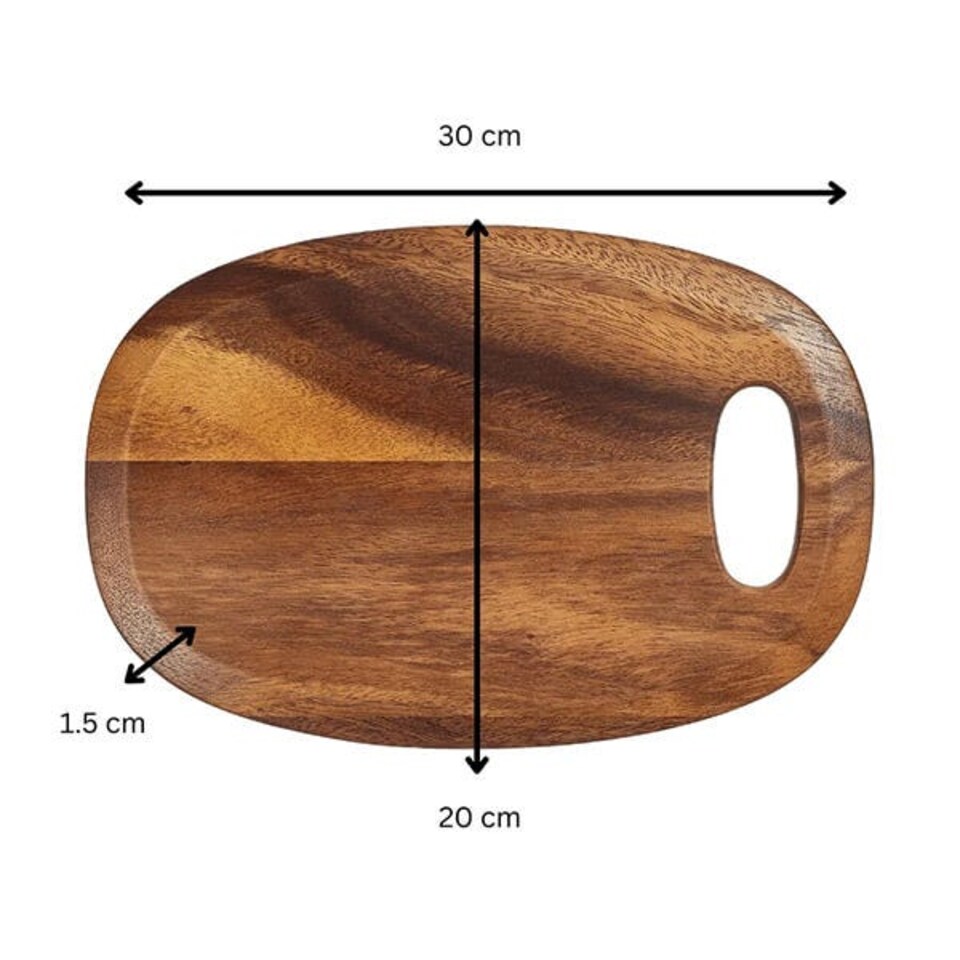 image 1 of Tala Small Lacquered Acacia Board