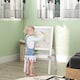 image 2 of AIYAPLAY 2-in-1 Double-Sided Easel for Kids, with Storage Shelf | White | White