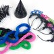 image 2 of Neon Dots New Year Party Kit for 8
