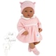 image 6 of BiBi Doll Reborn Baby Girl Clothes Set Pink Bunny Dress Outfit for 20 inch Dolls