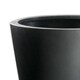 image 2 of Primrose Polystone Calgary Black Tall Indoor Outdoor Garden Planter 69cm
