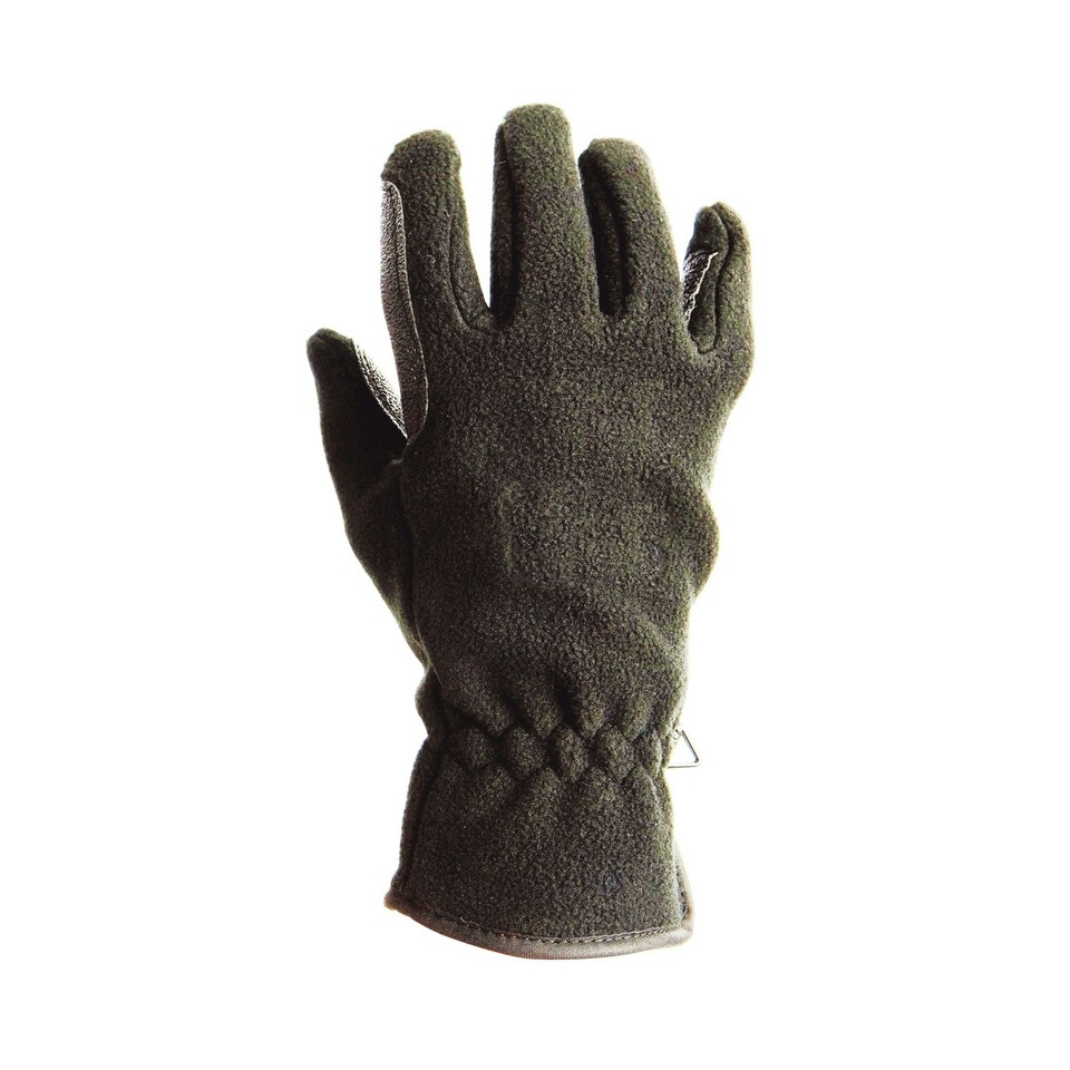 image 1 of Dublin Adults Unisex Polar Fleece Riding Gloves - Black - X-Small Black | X-Small