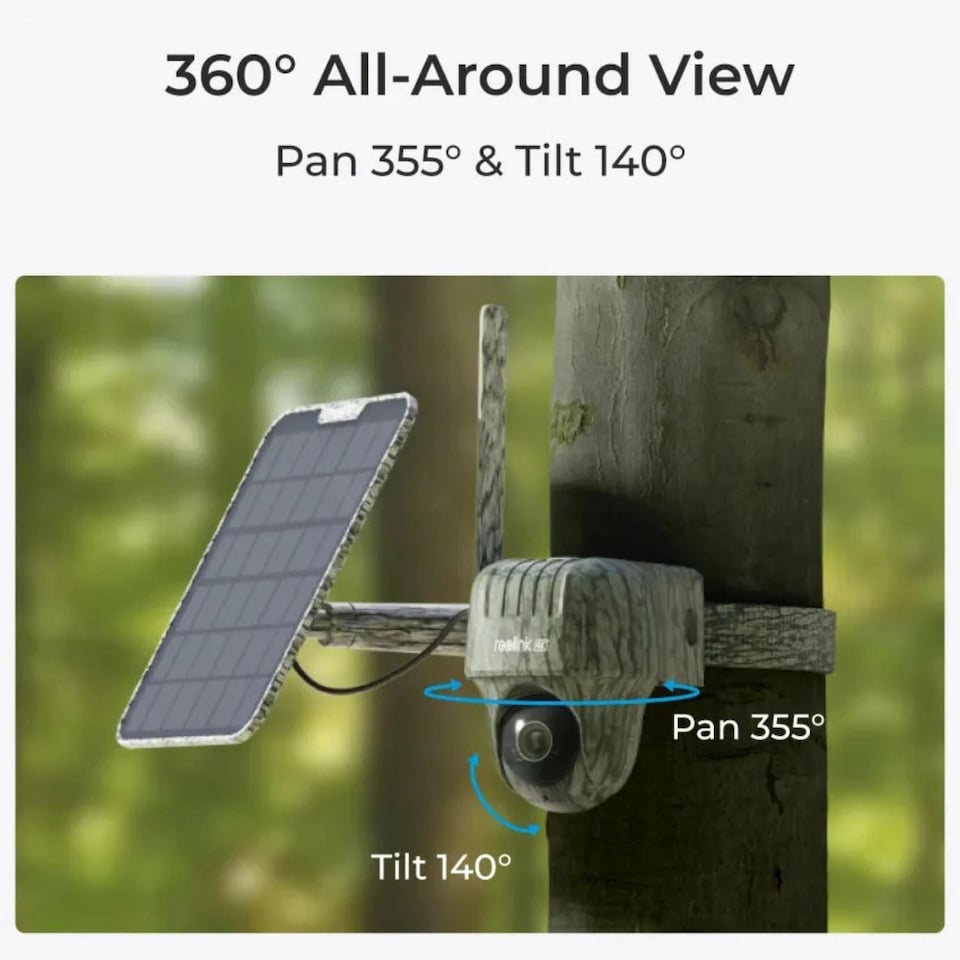 image 1 of Reolink Keen Ranger PT 4G LTE Pan & Tilt Wildlife Camera