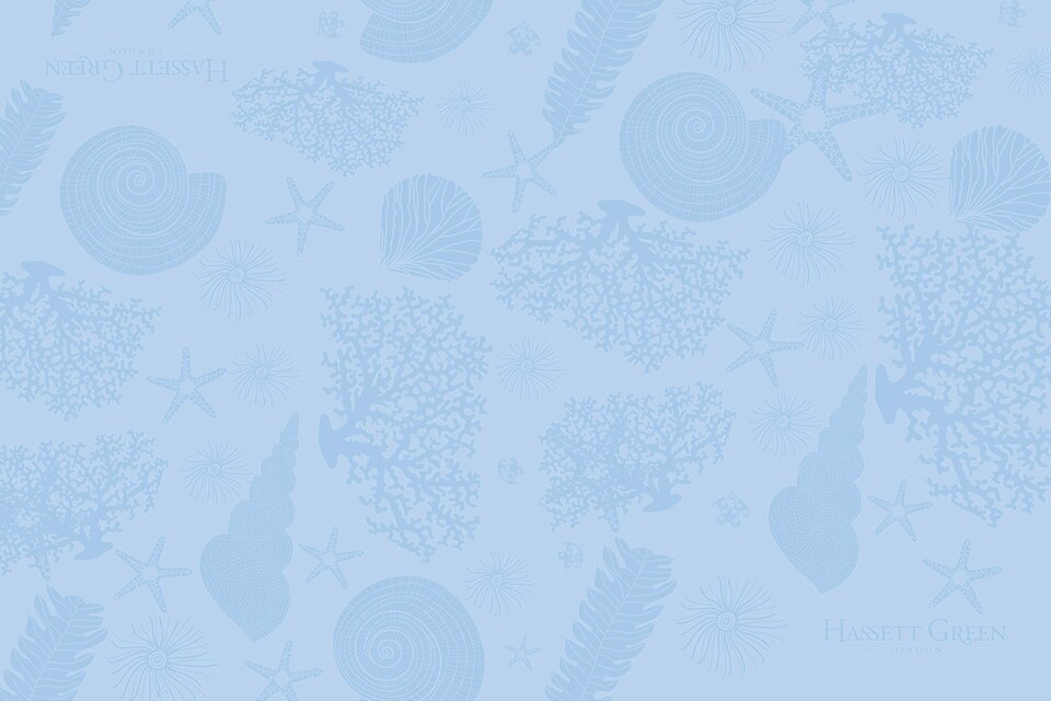 image 1 of Hassett Green London - Endless Ocean Scented Drawer Liners - Single Pack of 6 Sheets size 600 x 400 mm (Single)