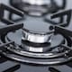 image 2 of SIA GHG612BL 60cm Black 4 Burner Gas On Glass Hob With Enamel Pan Stands & FFD